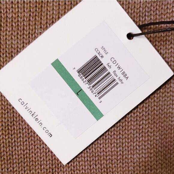 NWT Calvin Klein Cowl Neck Sweater Designer Dress - Picture 7 of 9